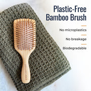ZeroWasteStore.com Bamboo Hair Brush Combs & Brushes