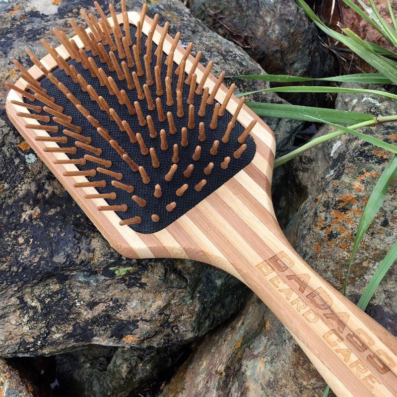 Badass Beard Care Wood Bristle Beard Brush BRUSH