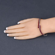 Bids.com 9.10 Carat Glass Filled Ruby .925 Sterling Silver Bangle Bracelets