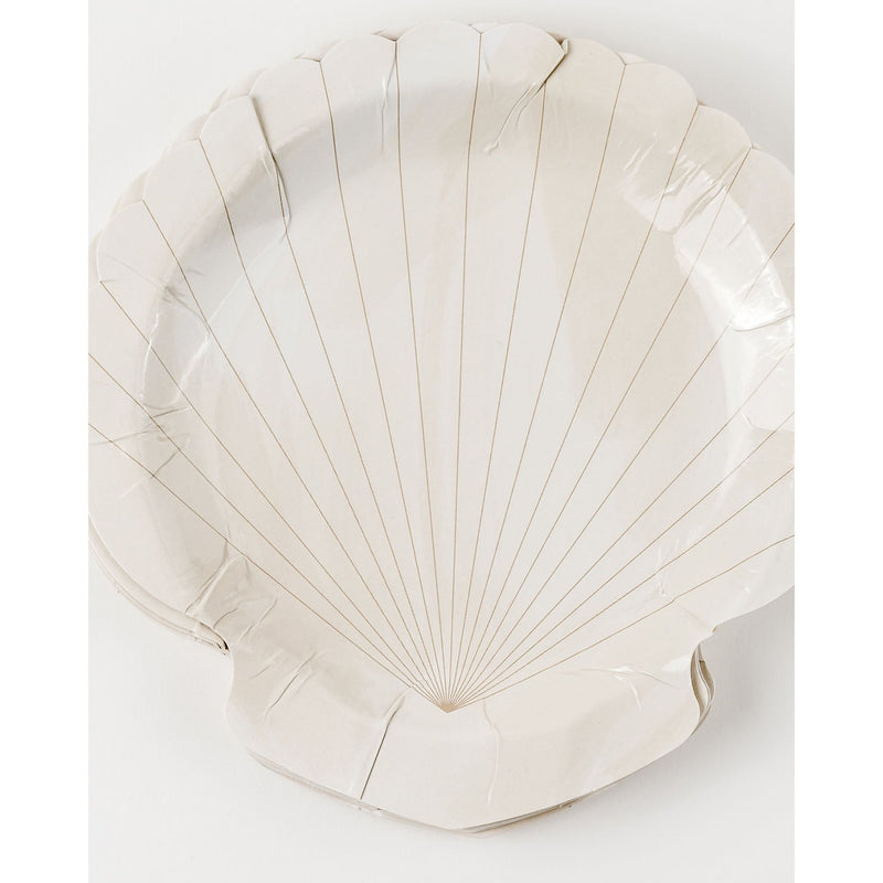 Be A Heart Scallop Shell Cocktail Plates party goods