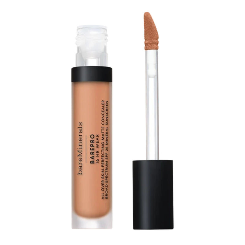 Nava Beauty bareMinerals BAREPRO 16HR All Over Skin-Perfecting Matte Concealer Mineral SPF 25 Face White Smoke Medium 300 Warm,Medium 300 Neutral