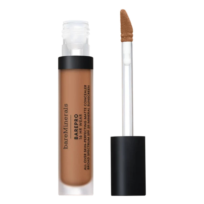 Nava Beauty bareMinerals BAREPRO 16HR All Over Skin-Perfecting Matte Concealer Mineral SPF 25 Face White Smoke Medium 350 Neutral