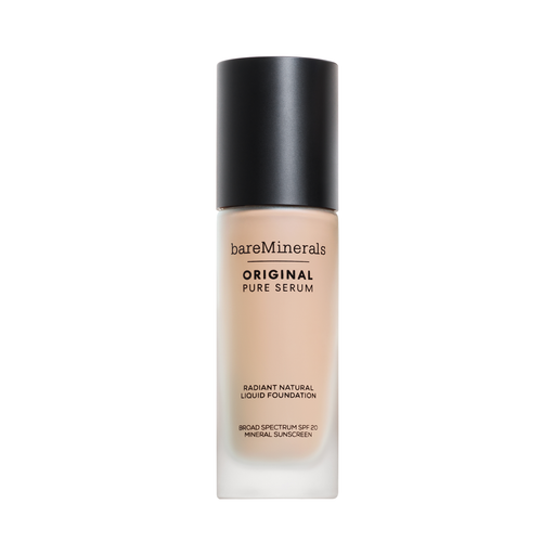 Nava Beauty bareMinerals ORIGINAL Pure Serum Radiant Natural Liquid Foundation Mineral SPF 20 Face Black Light Warm 2.5