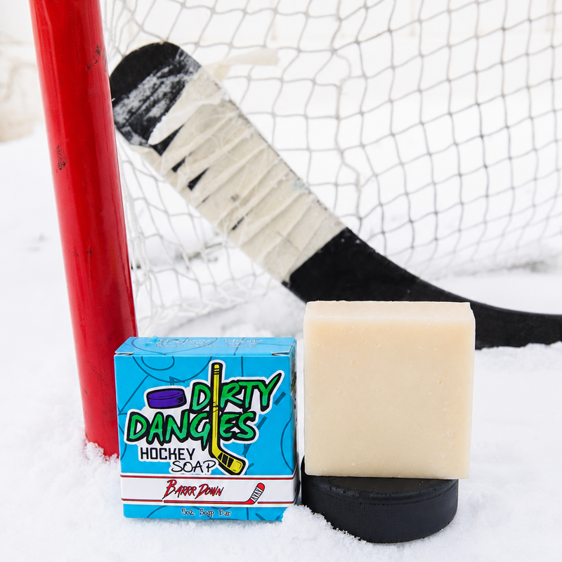 Dirty Dangles Hockey Dirty Dangles Hockey Soap Bars – Pick Your Scent Natural Soap Bar White Smoke Barrr Down (Bay Rum)