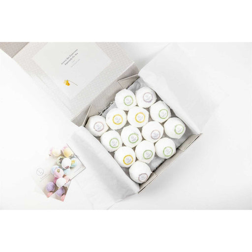 Lizush Bath Bombs Gift Box, Set of 14 Big 100% Natural Relaxing Bath Bombs BATH BOMBS