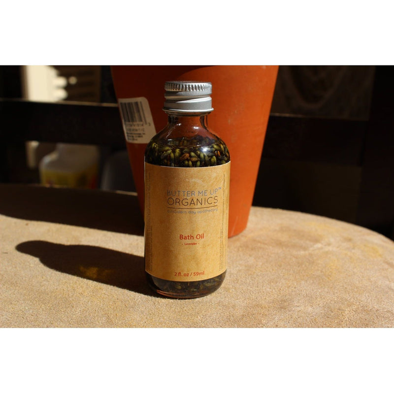 Butter Me Up Organics Bath Oil Healing and Relaxing Lavender Bath