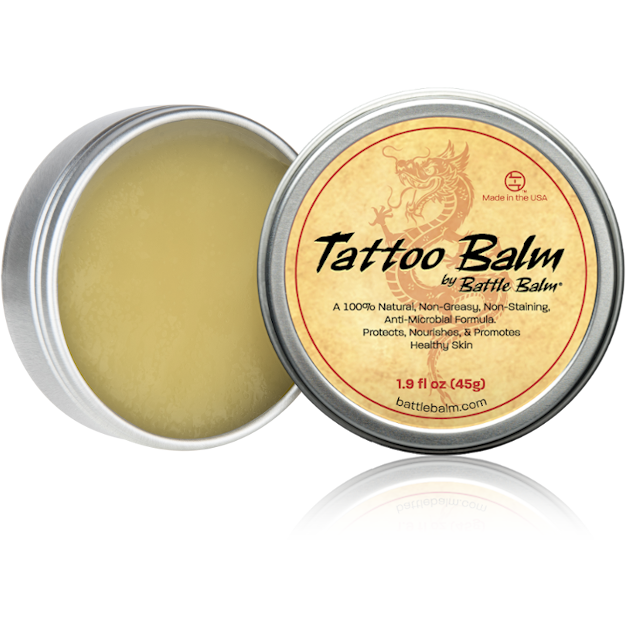 Battle Balm® Tattoo Balm - Tattoo Healing, Moisturizer, & Skin Repair Cream 1.9 oz