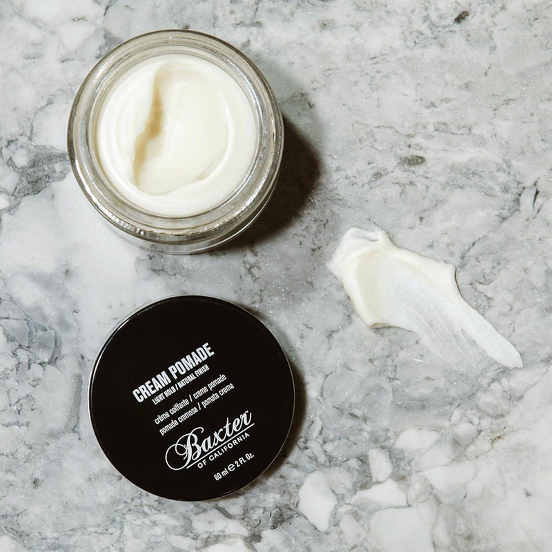 VIP Extensions Baxter 0f California  Baxter of California Cream Pomade for Men | Natural Finish | Light Hold | Hair Pomade Hair Care