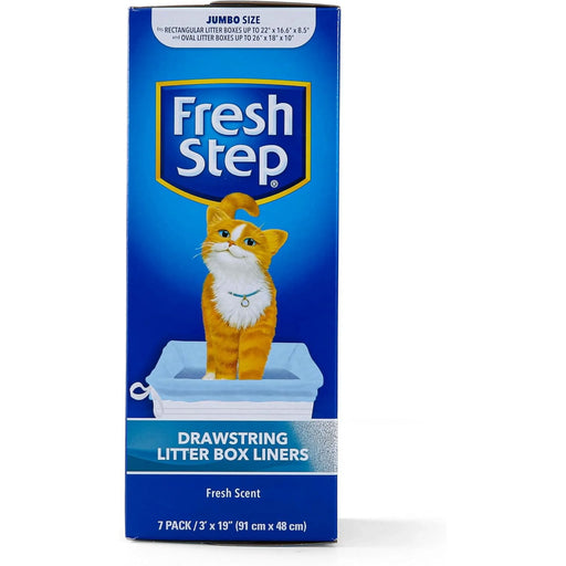 Fresh Step Fresh Step Drawstring Litter Box Liners, 7 Count Pet Supplies