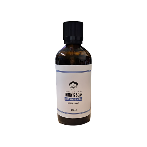 Hwayeon Soap Co. Terry's Soap Prestige Vibe Shaving Collection Shaving Set White Smoke Aftershave Alcohol-Free 3.4 oz