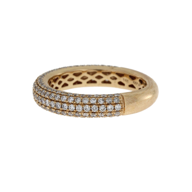 Bids.com 1.00ct Diamond Wedding Band Ring 14KT Rose Gold Rings