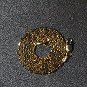 Bids.com 14k Yellow Gold Diamond-Cut Alternating Bead Chain 1.5mm Necklaces