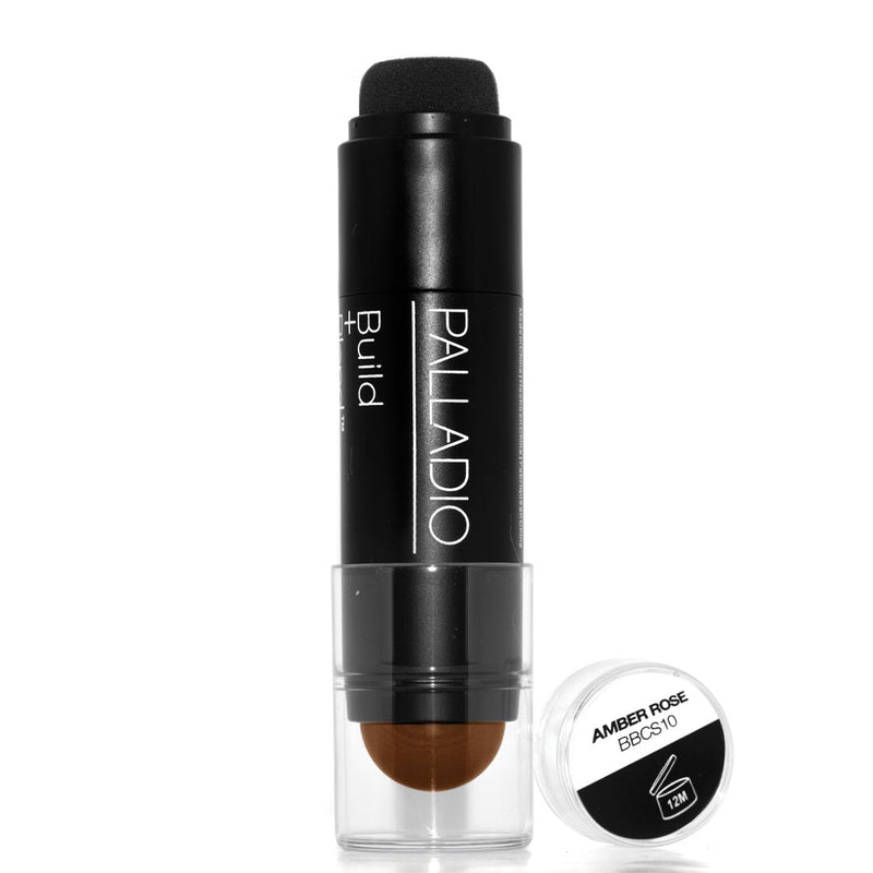 Palladio BUILD + BLEND CONTOUR STICKS Contour White Smoke Amber Glow BBCS08,Cinnamon BBCS09,Amber Rose BBCS10,Warm Brown BBCS11