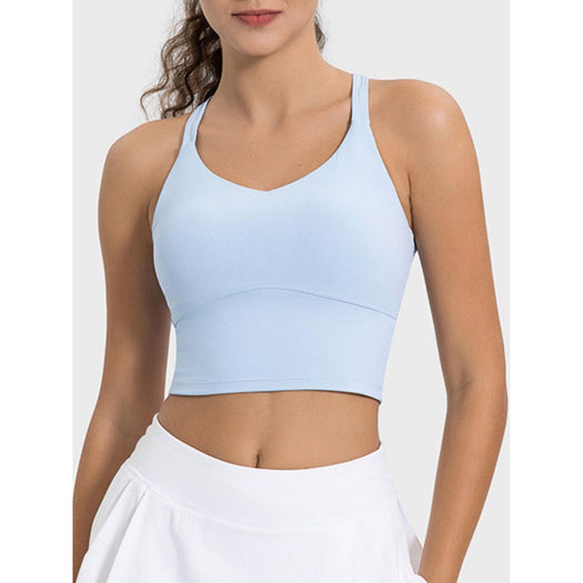 Crisscross Round Neck Active Tank