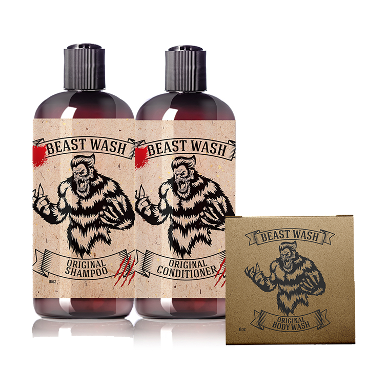Johnny Slicks Beast Wash Shower Set