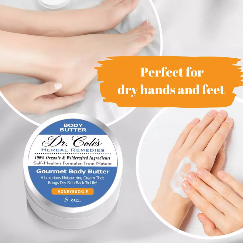 COLEHERBALS 35 - Dr. Cole's Gourmet Body Butter - HONEYSUCKLE Herbal
