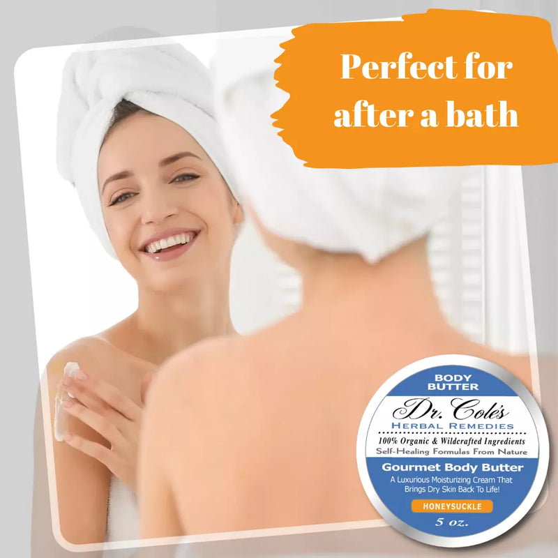 COLEHERBALS 35 - Dr. Cole's Gourmet Body Butter - HONEYSUCKLE Herbal