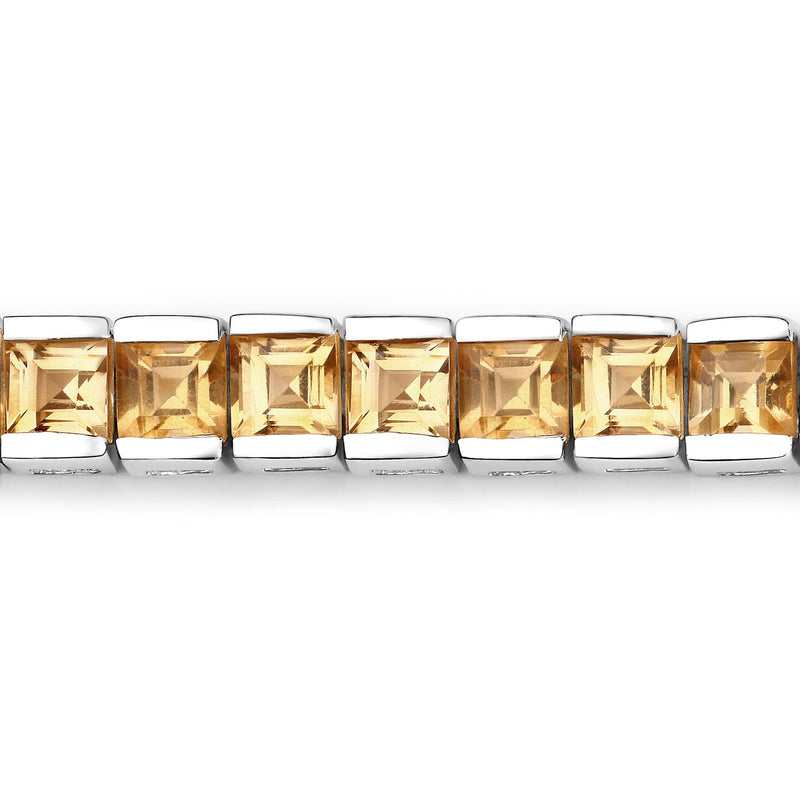 Bids.com 8.25 Carat Genuine Citrine .925 Sterling Silver Bracelet Bracelets