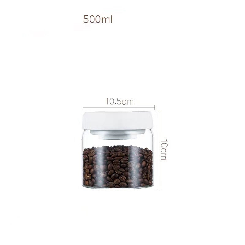 SmartPursue™ Vacuum Sealed Jug Coffee Beans Airtight Canister Kitchen Utensils