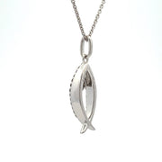 Bids.com .17ct Cross Religious Pendant Sterling Silver 10KT Gold Pendants