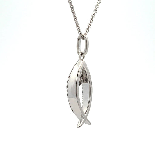 Bids.com .17ct Cross Religious Pendant Sterling Silver 10KT Gold Pendants