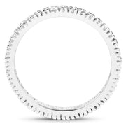 Bids.com 0.57 Carat Genuine Champagne Diamond .925 Sterling Silver Ring Rings