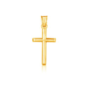 Bids.com 14k Yellow Gold High Polish Cross Pendant Pendants