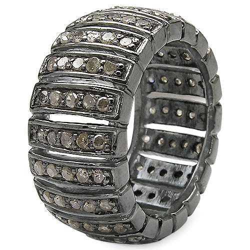 Bids.com 1.25 Carat Genuine TLB Diamond .925 Sterling Silver Ring Rings