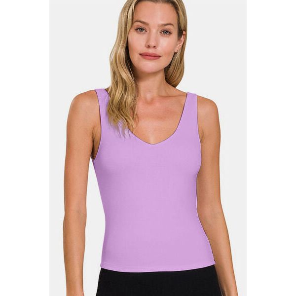 Zenana V-Neck Slim Tank