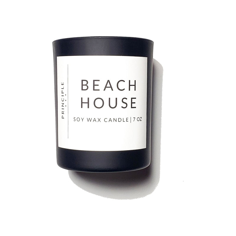 P R I N C I P L E Beach House Soy Wax Candle Candles
