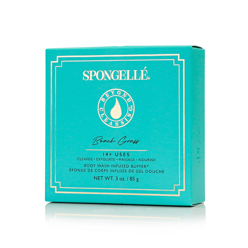 Spongellé Beach Grass | Boxed Flower Body Wash Infused Buffer