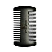 Sydoni Skincare and Beauty SYDONI MEN HANDMADE PEARWOOD BEARD & MUSTACHE COMB | Smooth & Tame Facial Hair Beard Men Black