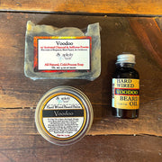 Soaplicity Bearded Trio Gift Set with Hard Wired Beard Oil, Balm, & Body Soap Bar Bundles