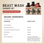 Johnny Slicks Beast Wash Shower Set