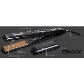 VIP Extensions BEAUT ALLURE ONYX NANOSILK 450 DEG FLAT IRON 1" Hair Tools
