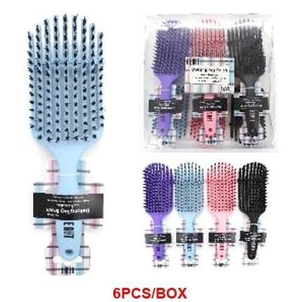 VIP Extensions BEAUT FLEXIBLE PADDLE DETANGLING VENT BRUSH W/ BRISTLES