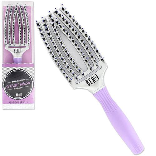 VIP Extensions BEAUT Heat Resistant Stylilng Brush w/styling Pick Hair Accessories