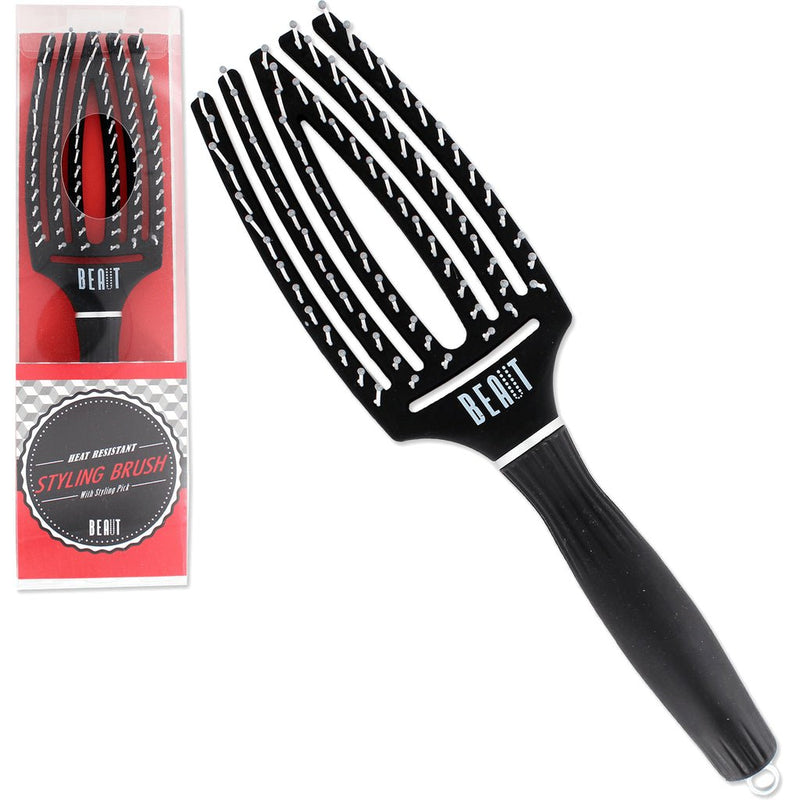 VIP Extensions Beaut Heat Resistant Styling Brush hair tools