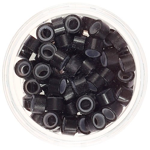 VIP Extensions BEAUT MICRO RING WITH SILICONE 5MM (100PCS) Fusion / Micro Ring Extensions
