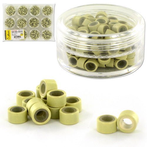 VIP Extensions BEAUT MICRO RING WITH SILICONE 5MM (100PCS) Fusion / Micro Ring Extensions