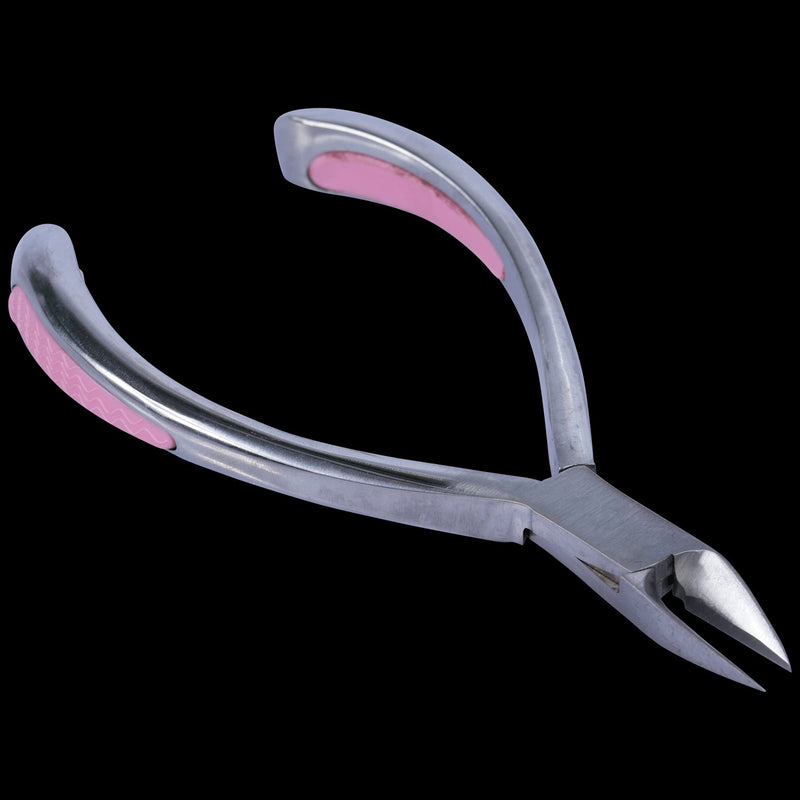VIP Extensions BEAUT STRAIGHT FULL JAW STAINLESS SPRING NIPPER W/ COMFORT GRIP salon accessories