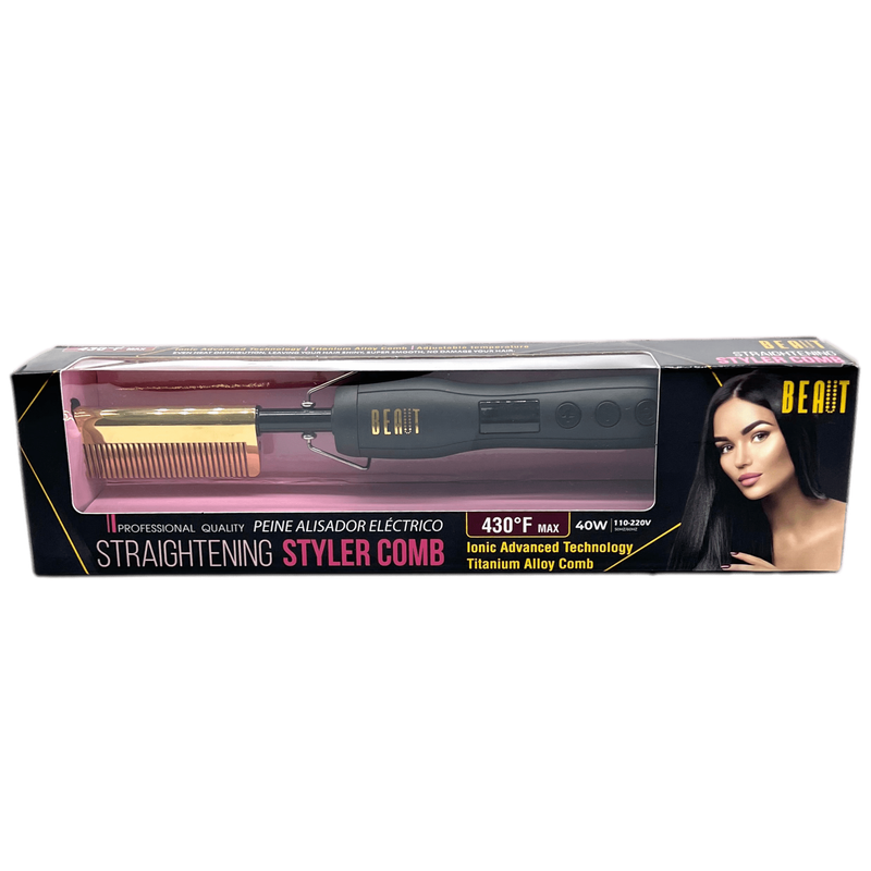 VIP Extensions BEAUT  Straightening Styler Comb 430 °F max hair tools