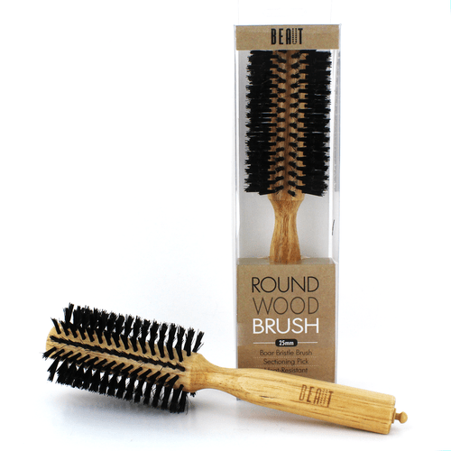 VIP Extensions BEAUT Wood Round Brush Hair Accessories