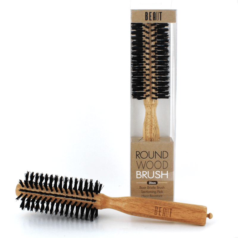 VIP Extensions BEAUT Wood Round Brush Hair Accessories