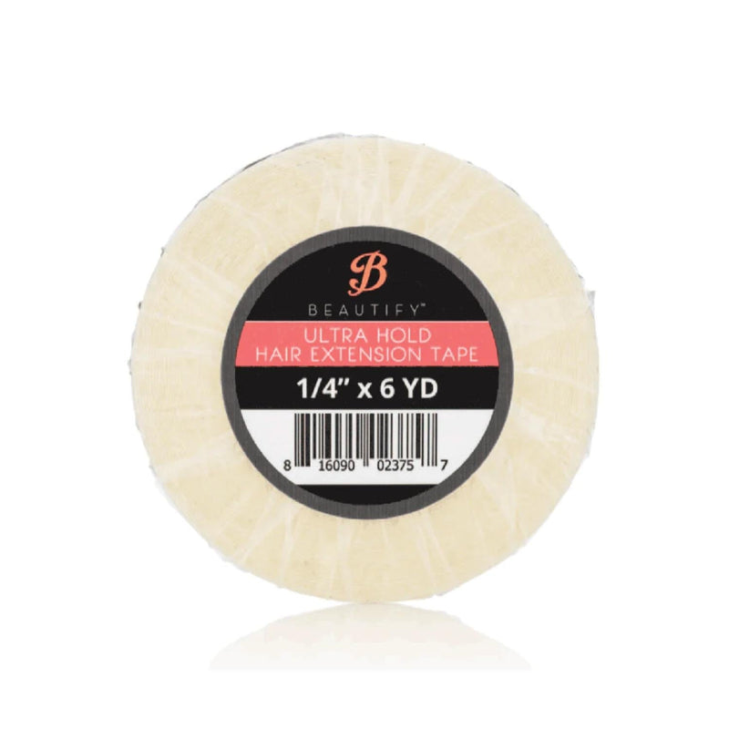 VIP Extensions Beautify Ultra Hold Double Sided Hair Extension/Wig Roll 1/4" x 6yd | Walker Wig Adhesive