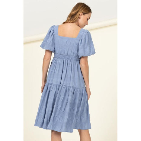 Find Me Again Tiered Midi Dress