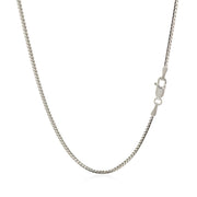 Bids.com 14k White Gold Franco Chain 1.2mm Necklaces