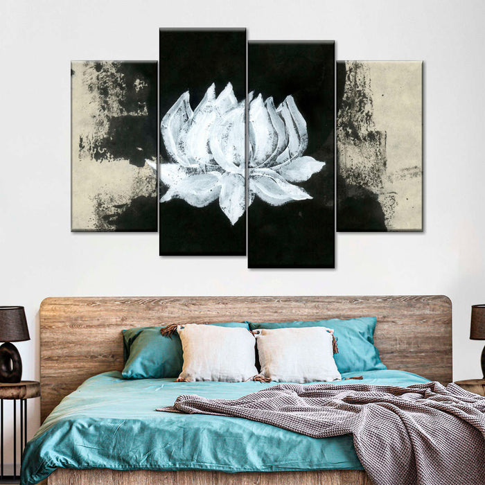 Black And White Floral Wall Art