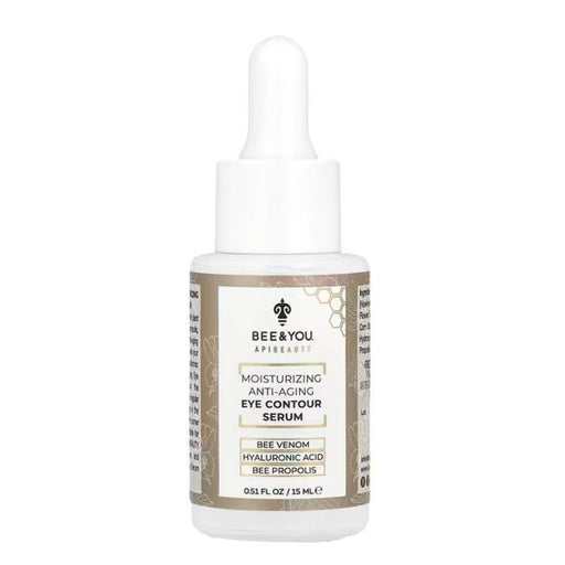 VIP Extensions Bee and You Anti-Aging Natural Eye Contour Serum for Puffy Eyes Circles Bags Feet rinkles Wrinkles Skin Eyes with Bee Venom+Hyaluronic Acid 0.51 Fl. Oz Skin Care