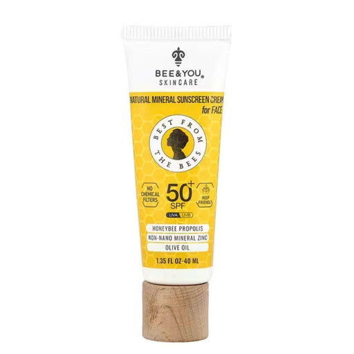 VIP Extensions Bee and You Water Resistant and Non-Greasy 100% Natural Mineral Sunscreen spectrum SPF 30 UVA/UVB Sun Protection with Zinc Oxide & Bee Propolis ergenic (80)